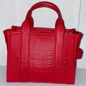 Marc Jacobs Vibrant Red Leather Tote